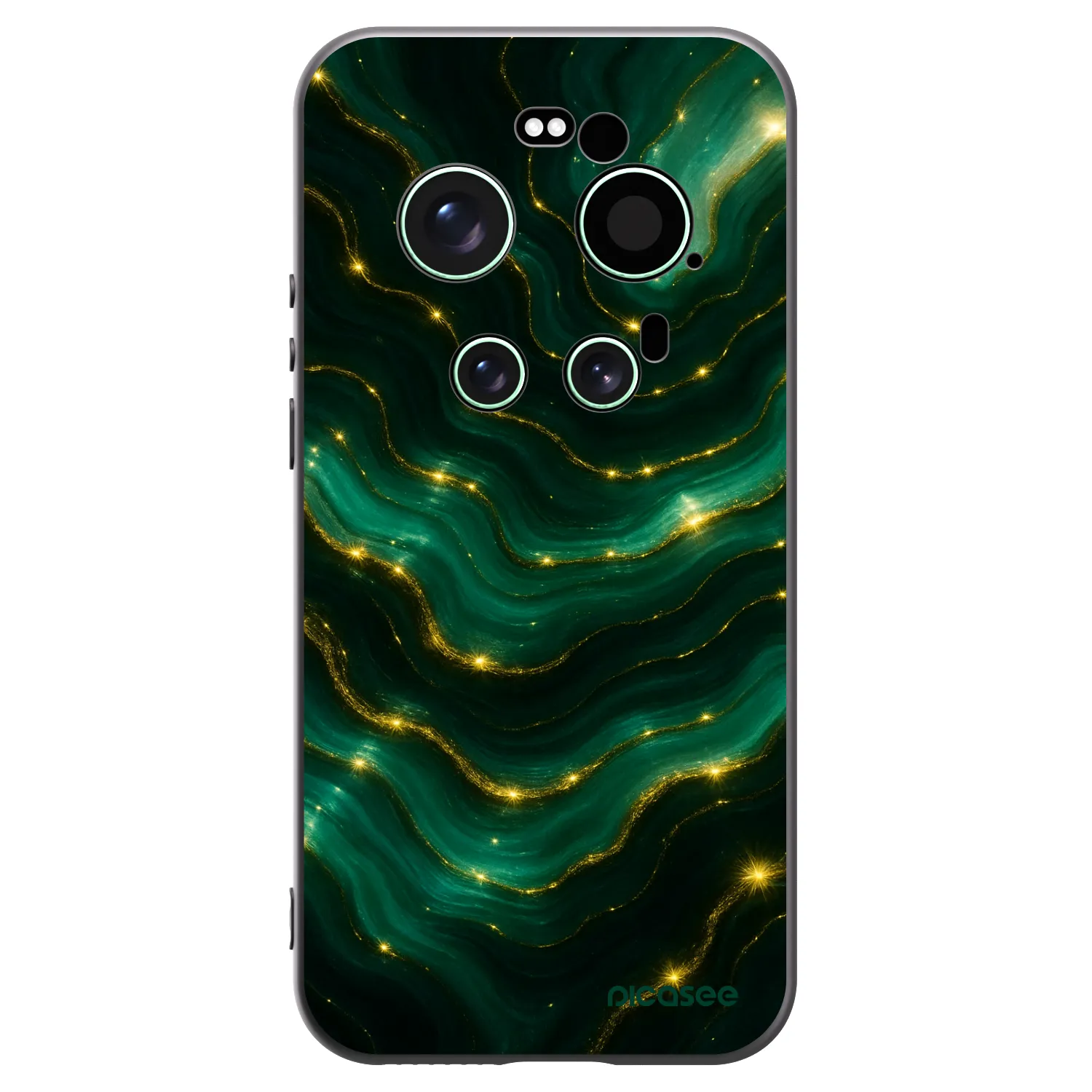 Picasee silikónový čierny obal pre Xiaomi 17 Ultra - Emerald