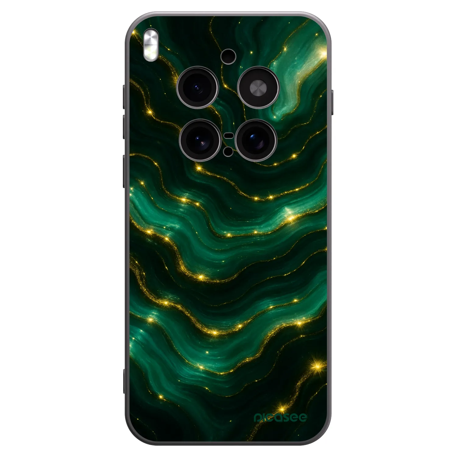 Picasee silikónový čierny obal pre Vivo X300 Pro - Emerald