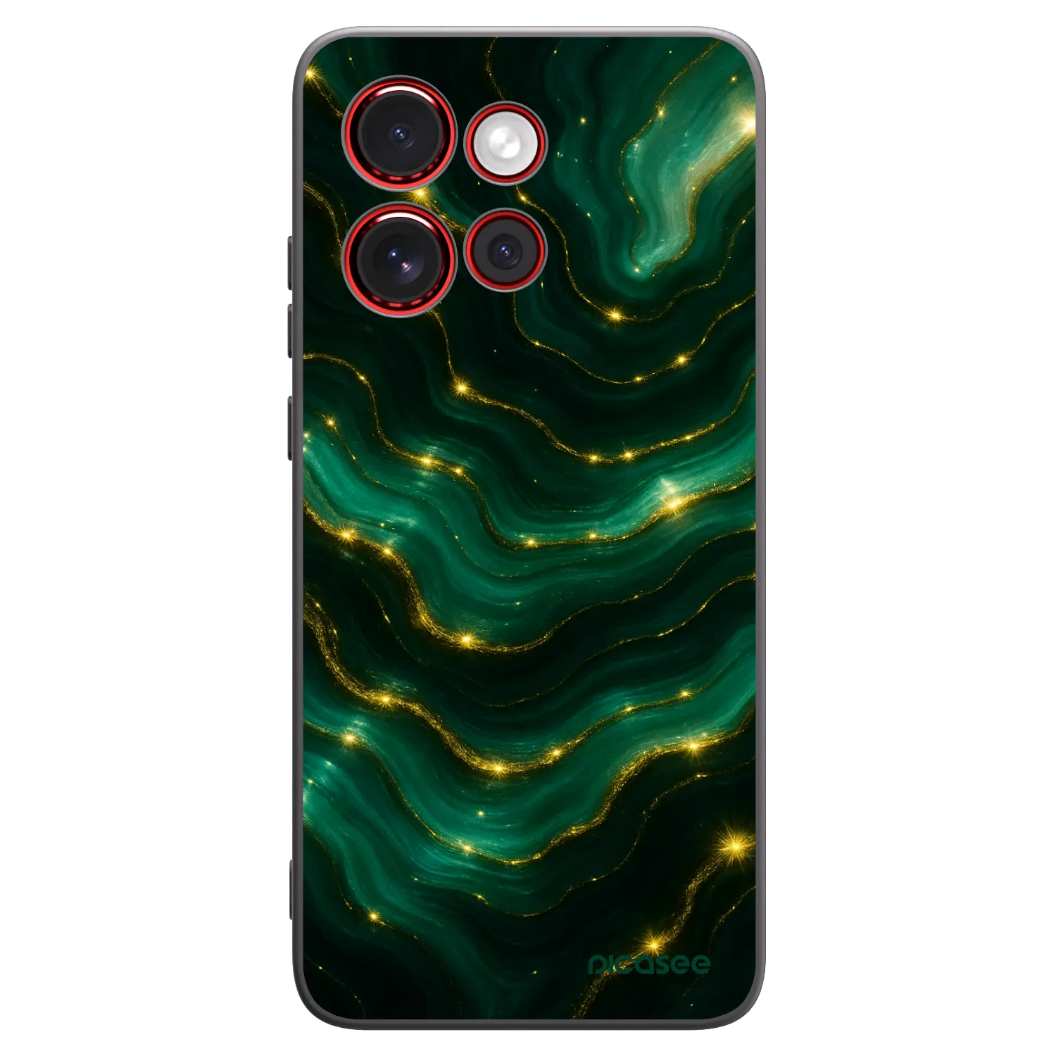 Picasee silikónový čierny obal pre Motorola Edge 60 Neo 5G - Emerald