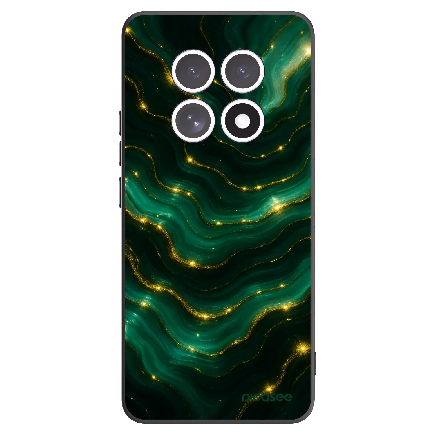 Picasee silikónový čierny obal pre Xiaomi Redmi Note 15 5G - Emerald