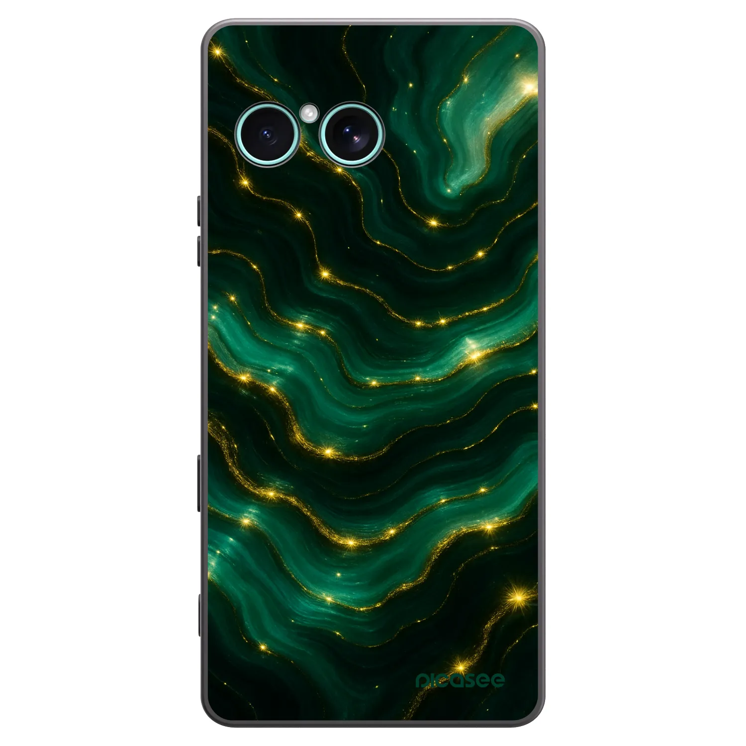 Picasee silikónový čierny obal pre Sony Xperia 10 VII - Emerald