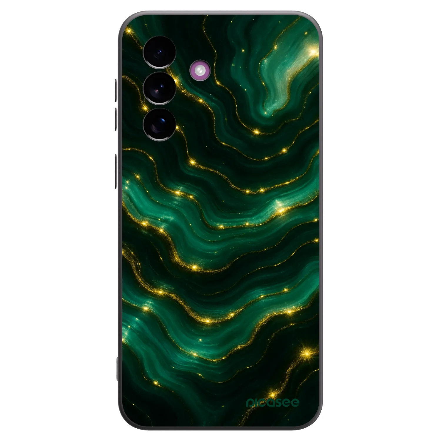 Picasee silikónový čierny obal pre Samsung Galaxy A37 - Emerald