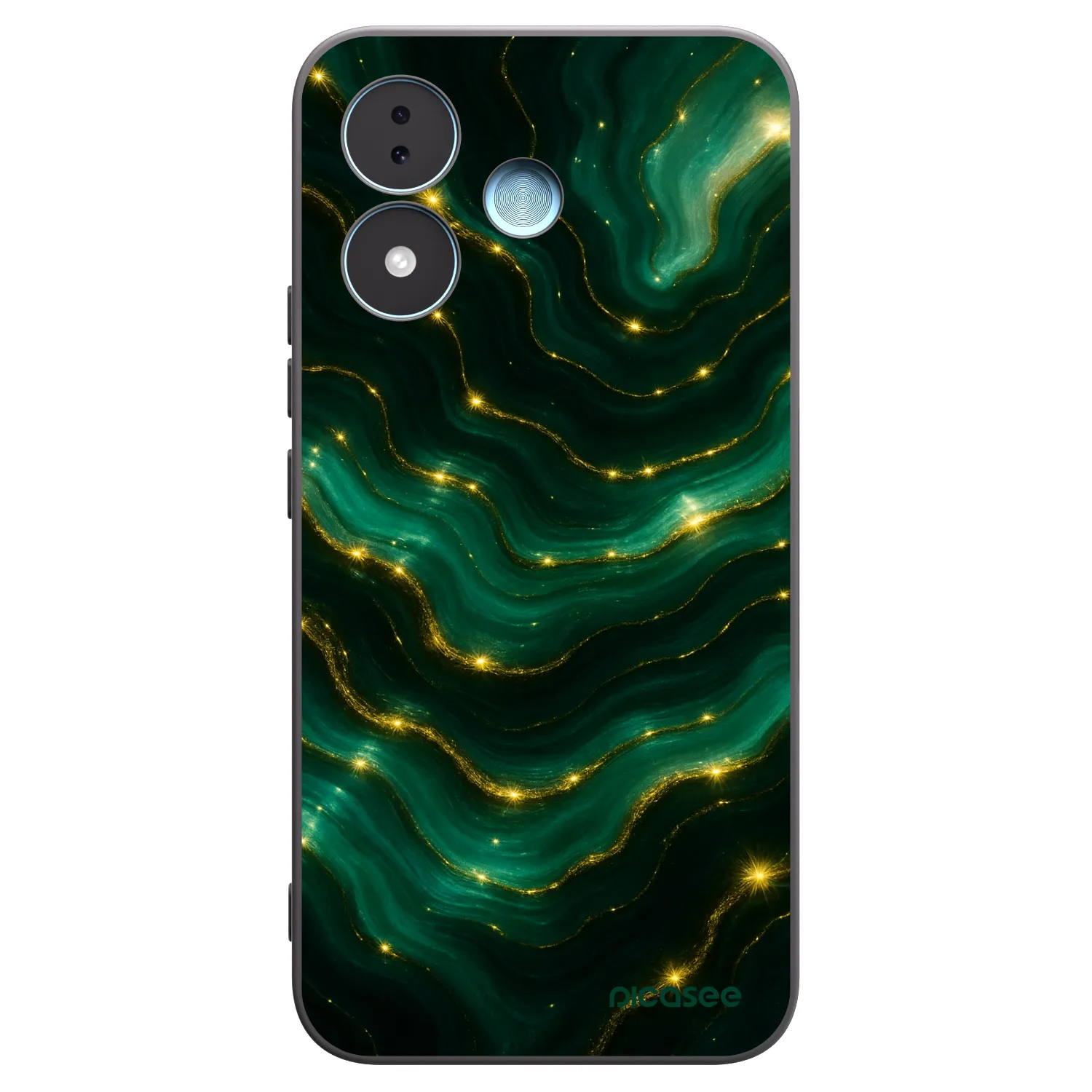 Picasee silikónový čierny obal pre Xiaomi Redmi Note 17 5G - Emerald