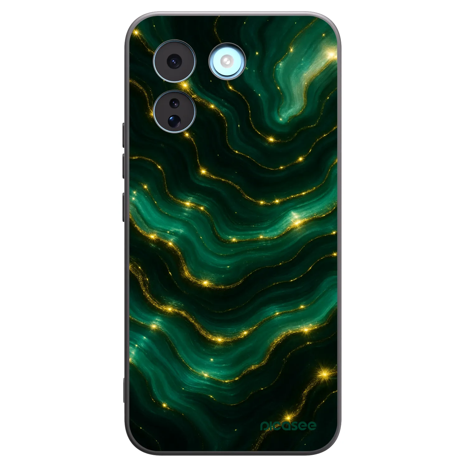 Picasee silikónový čierny obal pre Xiaomi Redmi Note 17 Pro MAX 5G - Emerald