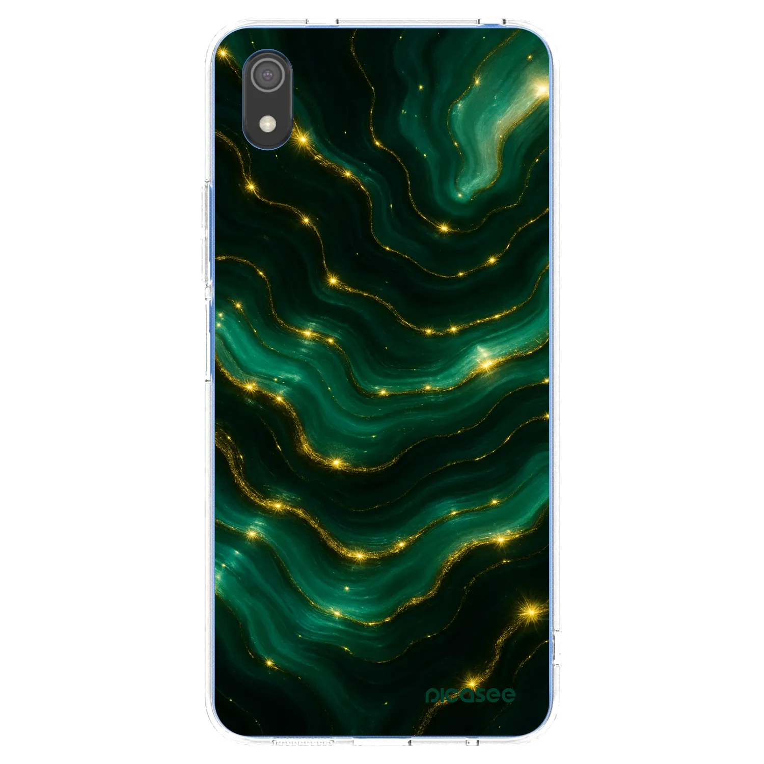 Picasee silikónový prehľadný obal pre Xiaomi Redmi 7A - Emerald