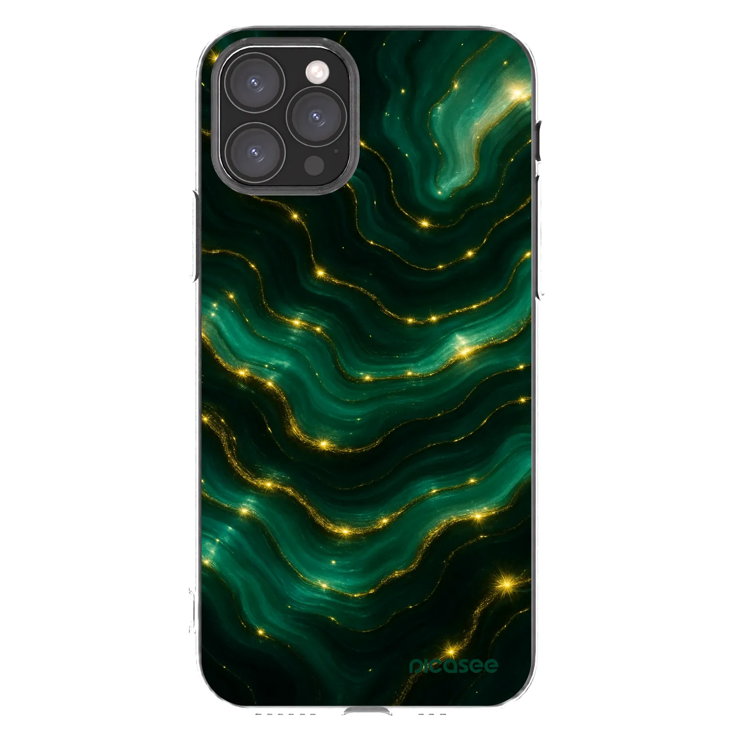 Picasee silikónový prehľadný obal pre Apple iPhone 11 Pro - Emerald