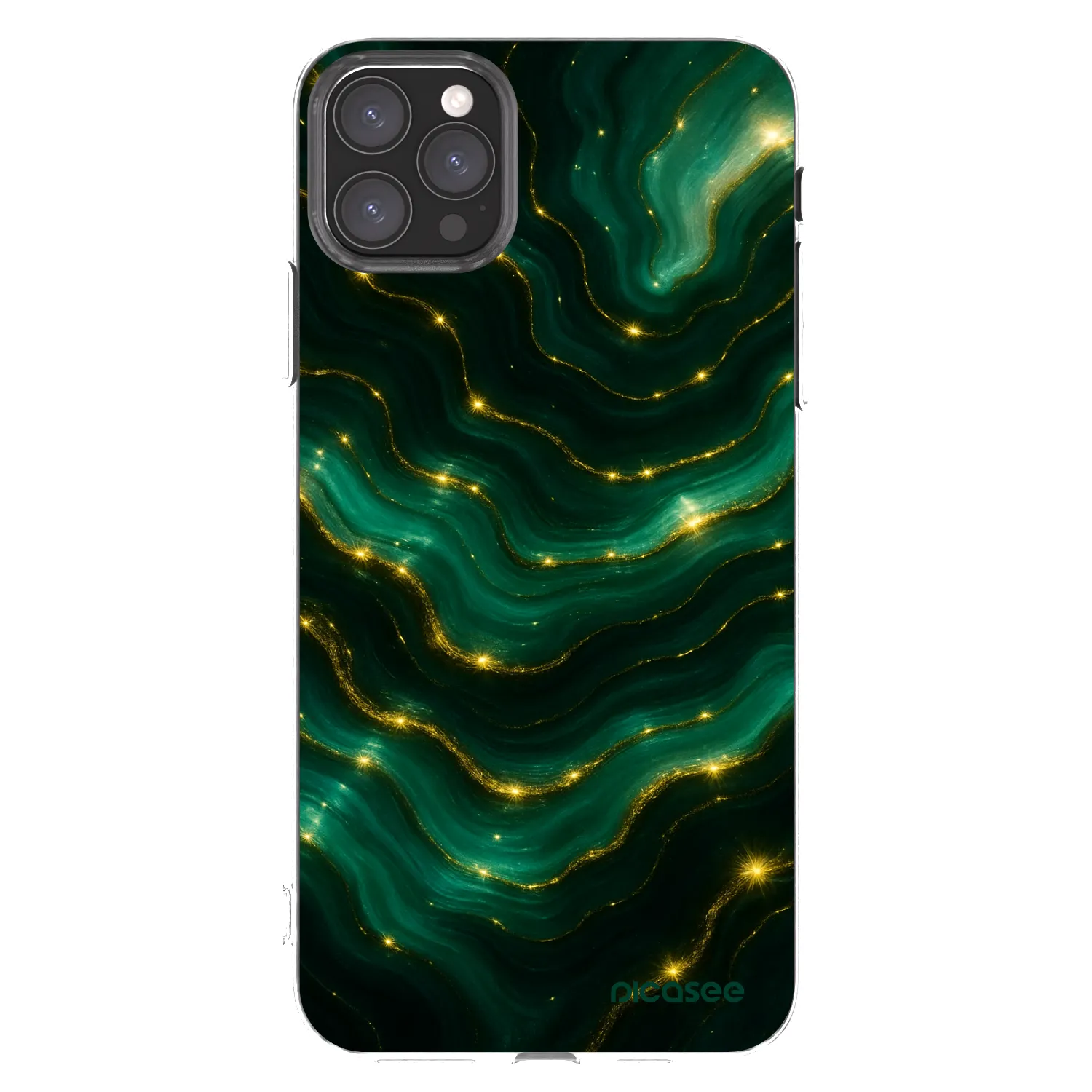 Picasee silikónový prehľadný obal pre Apple iPhone 11 Pro Max - Emerald