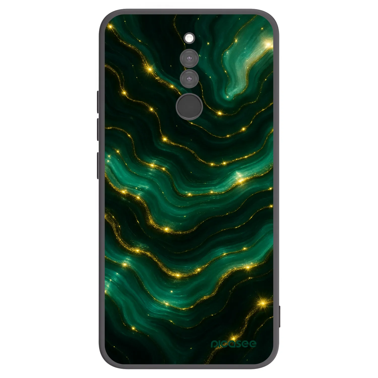 Picasee silikónový čierny obal pre Xiaomi Redmi 8 - Emerald