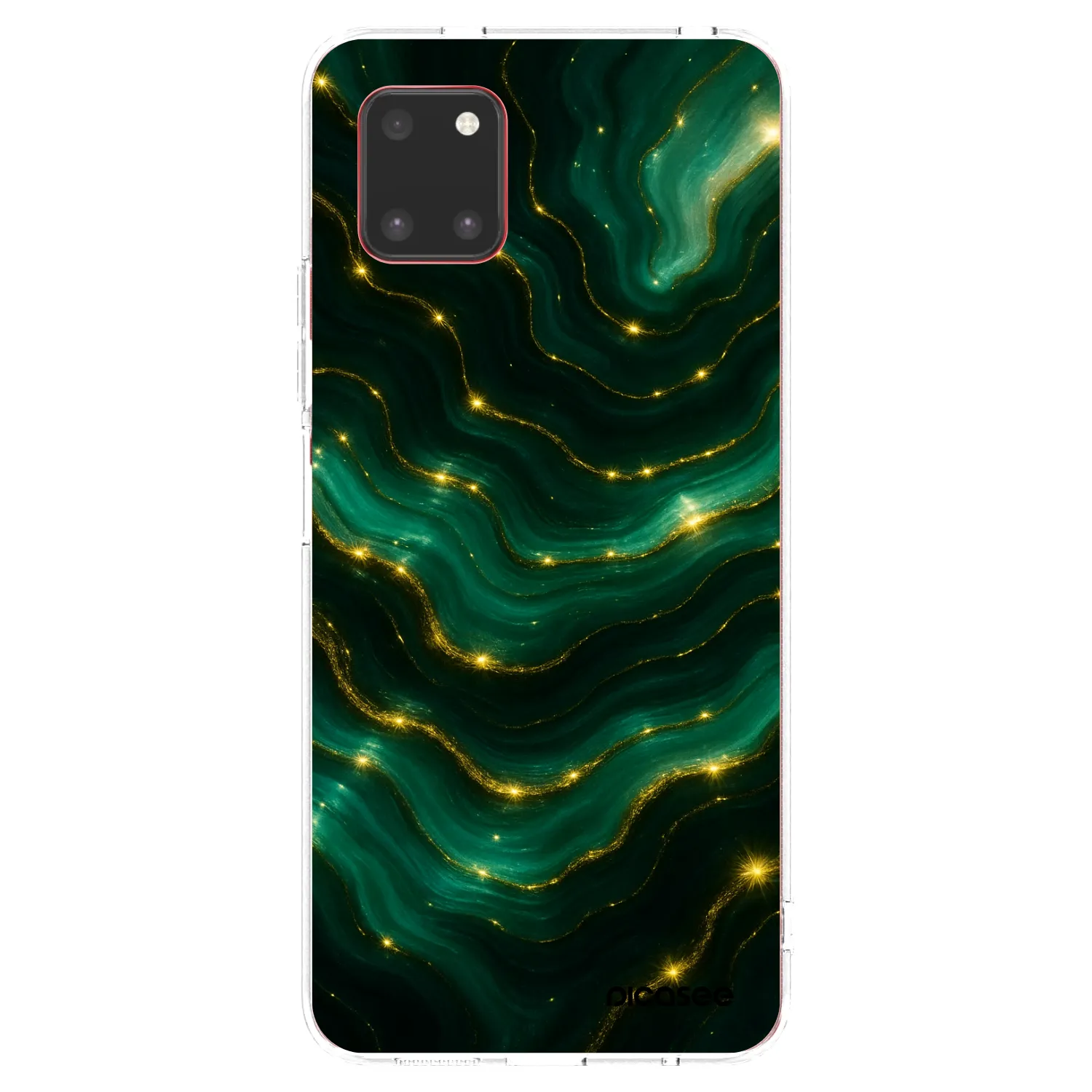 Picasee silikónový prehľadný obal pre Samsung Galaxy Note 10 Lite N770F - Emerald