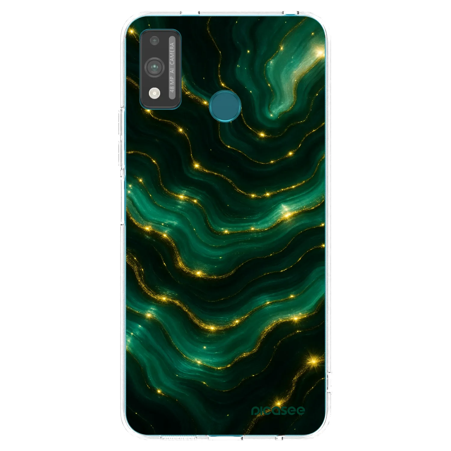 Picasee silikónový prehľadný obal pre Honor 9X Lite - Emerald
