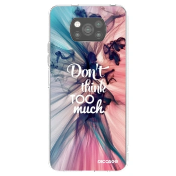 Picasee silikónový čierny obal pre Xiaomi Poco X3 - Nemysli toľko