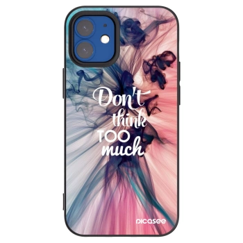 Picasee silikónový čierny obal pre Apple iPhone 12 mini - Nemysli toľko