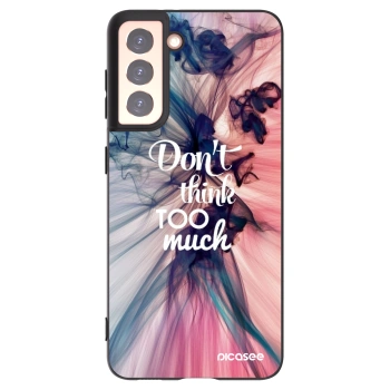 Picasee silikónový čierny obal pre Samsung Galaxy S21 5G G991B - Nemysli toľko