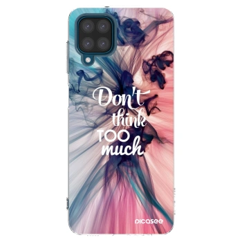 Picasee silikónový prehľadný obal pre Samsung Galaxy A12 A125F - Nemysli toľko