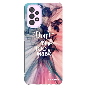 Picasee silikónový prehľadný obal pre Samsung Galaxy A32 5G A326B - Nemysli toľko