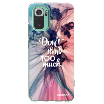 Picasee silikónový prehľadný obal pre Xiaomi Redmi Note 10 Pro - Nemysli toľko