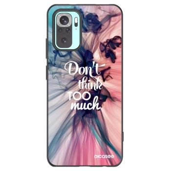 Picasee silikónový čierny obal pre Xiaomi Redmi Note 10 Pro - Nemysli toľko