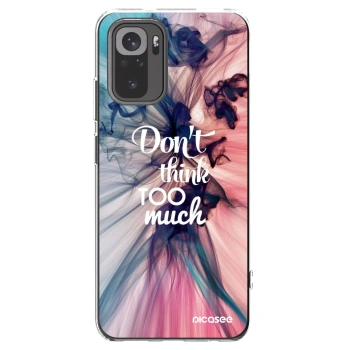 Picasee silikónový prehľadný obal pre Xiaomi Redmi Note 10S - Nemysli toľko