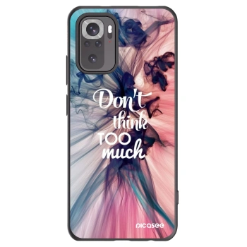 Picasee silikónový čierny obal pre Xiaomi Redmi Note 10S - Nemysli toľko