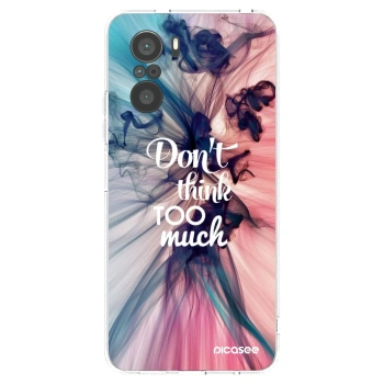 Picasee silikónový prehľadný obal pre Xiaomi Poco F3 - Nemysli toľko