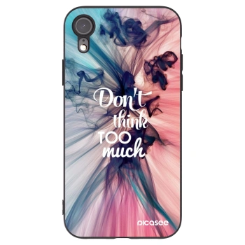 Picasee silikónový čierny obal pre Apple iPhone XR - Nemysli toľko