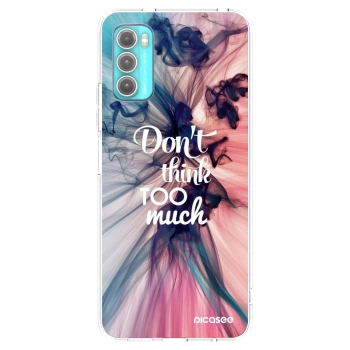 Picasee silikónový prehľadný obal pre Motorola Moto G60 - Nemysli toľko