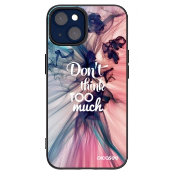 Picasee silikónový čierny obal pre Apple iPhone 14 - Nemysli toľko