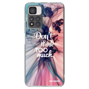 Picasee silikónový prehľadný obal pre Xiaomi Redmi Note 11 Pro+ 5G - Nemysli toľko
