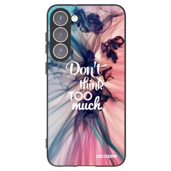 Picasee silikónový čierny obal pre Samsung Galaxy S23+ 5G - Nemysli toľko