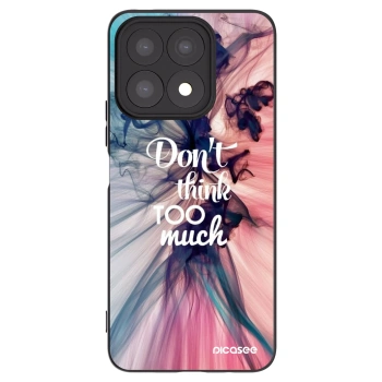Picasee silikónový čierny obal pre Honor X8a - Nemysli toľko