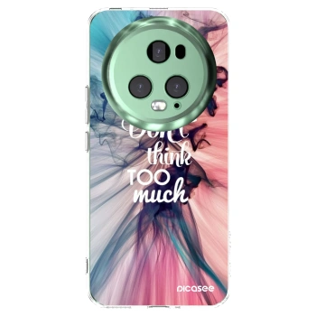 Picasee silikónový prehľadný obal pre Honor Magic5 Pro - Nemysli toľko