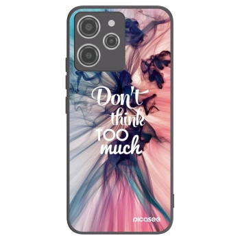 Picasee silikónový čierny obal pre Xiaomi Redmi 12 4G - Nemysli toľko