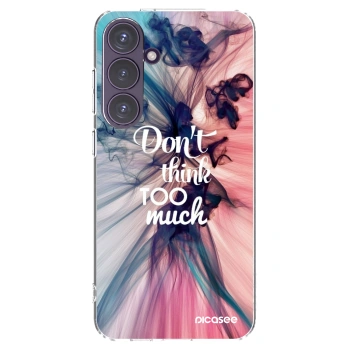 Picasee silikónový prehľadný obal pre Samsung Galaxy S24+ S926B 5G - Nemysli toľko