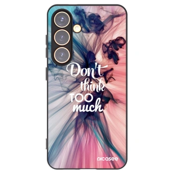Picasee silikónový čierny obal pre Samsung Galaxy S24 S921B 5G - Nemysli toľko