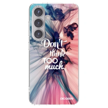 Picasee silikónový prehľadný obal pre Samsung Galaxy S24 S921B 5G - Nemysli toľko