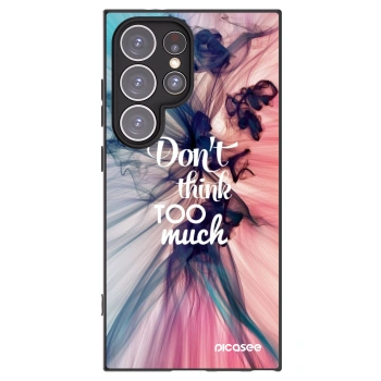 Picasee silikónový čierny obal pre Samsung Galaxy S24 Ultra S928B 5G - Nemysli toľko