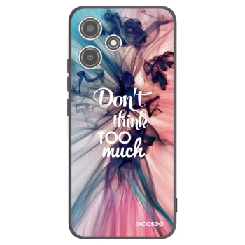 Picasee silikónový čierny obal pre Xiaomi Redmi 12 5G - Nemysli toľko