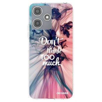 Picasee silikónový prehľadný obal pre Xiaomi Redmi 12 5G - Nemysli toľko