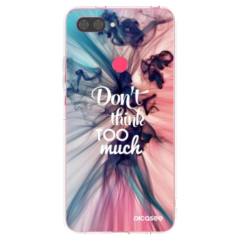 Picasee silikónový prehľadný obal pre Xiaomi Mi 8 Lite - Nemysli toľko