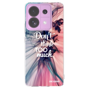 Picasee silikónový prehľadný obal pre Xiaomi Redmi Note 13 Pro 5G - Nemysli toľko