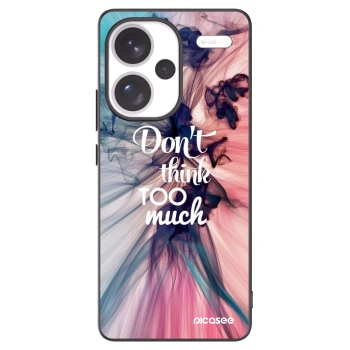 Picasee silikónový čierny obal pre Xiaomi Redmi Note 13 Pro+ 5G - Nemysli toľko