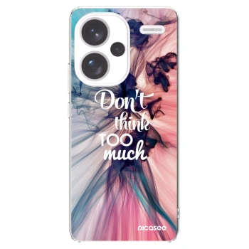 Picasee silikónový prehľadný obal pre Xiaomi Redmi Note 13 Pro+ 5G - Nemysli toľko