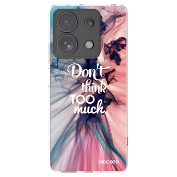 Picasee silikónový prehľadný obal pre Xiaomi Redmi Note 13 Pro 4G - Nemysli toľko