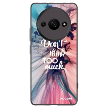 Picasee silikónový čierny obal pre Xiaomi Redmi A3 - Nemysli toľko