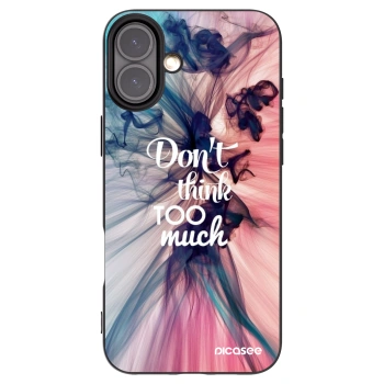 Picasee silikónový čierny obal pre Apple iPhone 16 Plus - Nemysli toľko