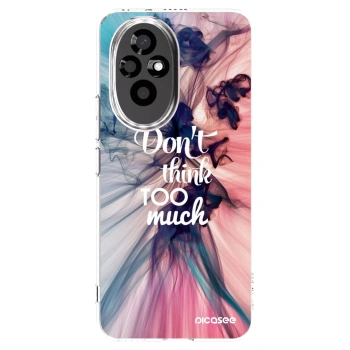 Picasee silikónový prehľadný obal pre Honor 200 Pro 5G - Nemysli toľko