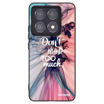 Picasee silikónový čierny obal pre Xiaomi 14T Pro - Nemysli toľko