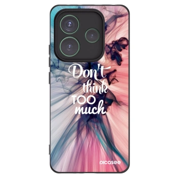 Picasee silikónový čierny obal pre Xiaomi Redmi Note 14 5G - Nemysli toľko