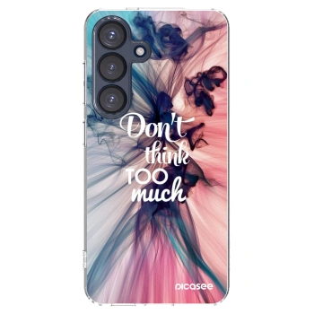Picasee silikónový prehľadný obal pre Samsung Galaxy S25 5G - Nemysli toľko