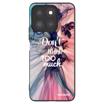 Picasee silikónový čierny obal pre Honor X8c - Nemysli toľko